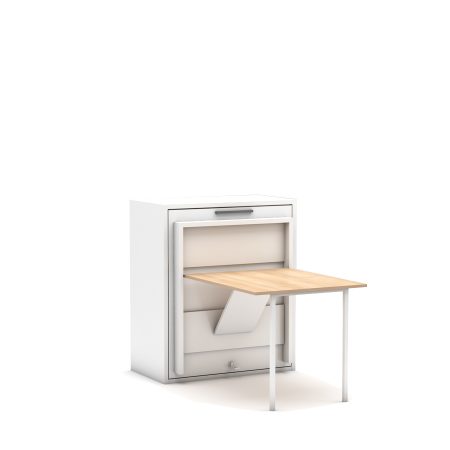 Bedkasten met een tafel