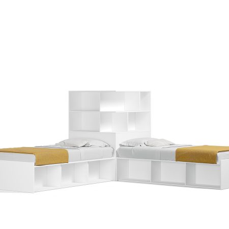 bedkast voor in de hoek