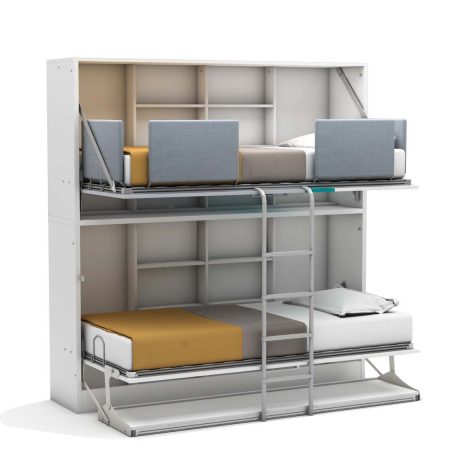 bedkast smart bunk met bureau