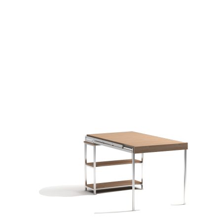 Opklapbare wandkast naar tafel