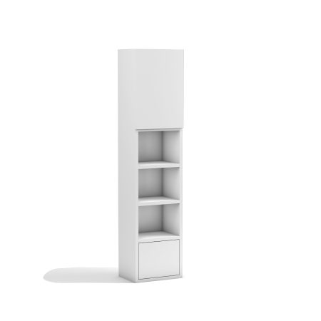 boekenkast voor bij bedkast 208 cm